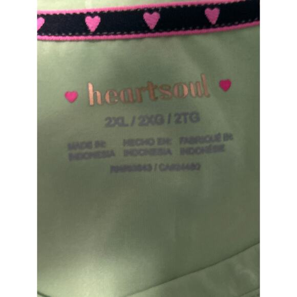 NWT Lot of 2 Plus Size Scrub Tops Navy/Green Uniform Medical Size 2XL - Picture 4 of 4